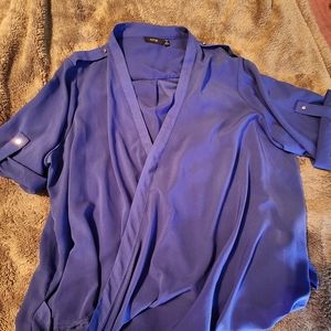 Royal Blue Blouse